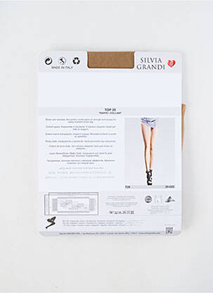 Kojinės tamprumas kremas SILVIA GRANDI moteris