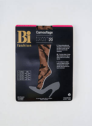 Kojinės fantazijos raštas rudas BI FASHION moteris