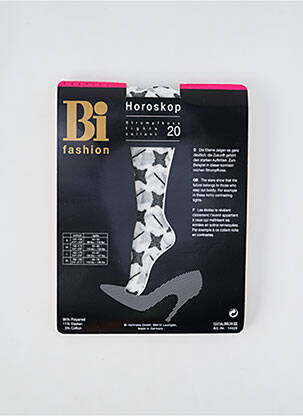 Kojinės fantazijos raštas baltas BI FASHION moteris