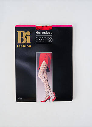 Kojinės fantazijos raštas raudona BI FASHION moteris