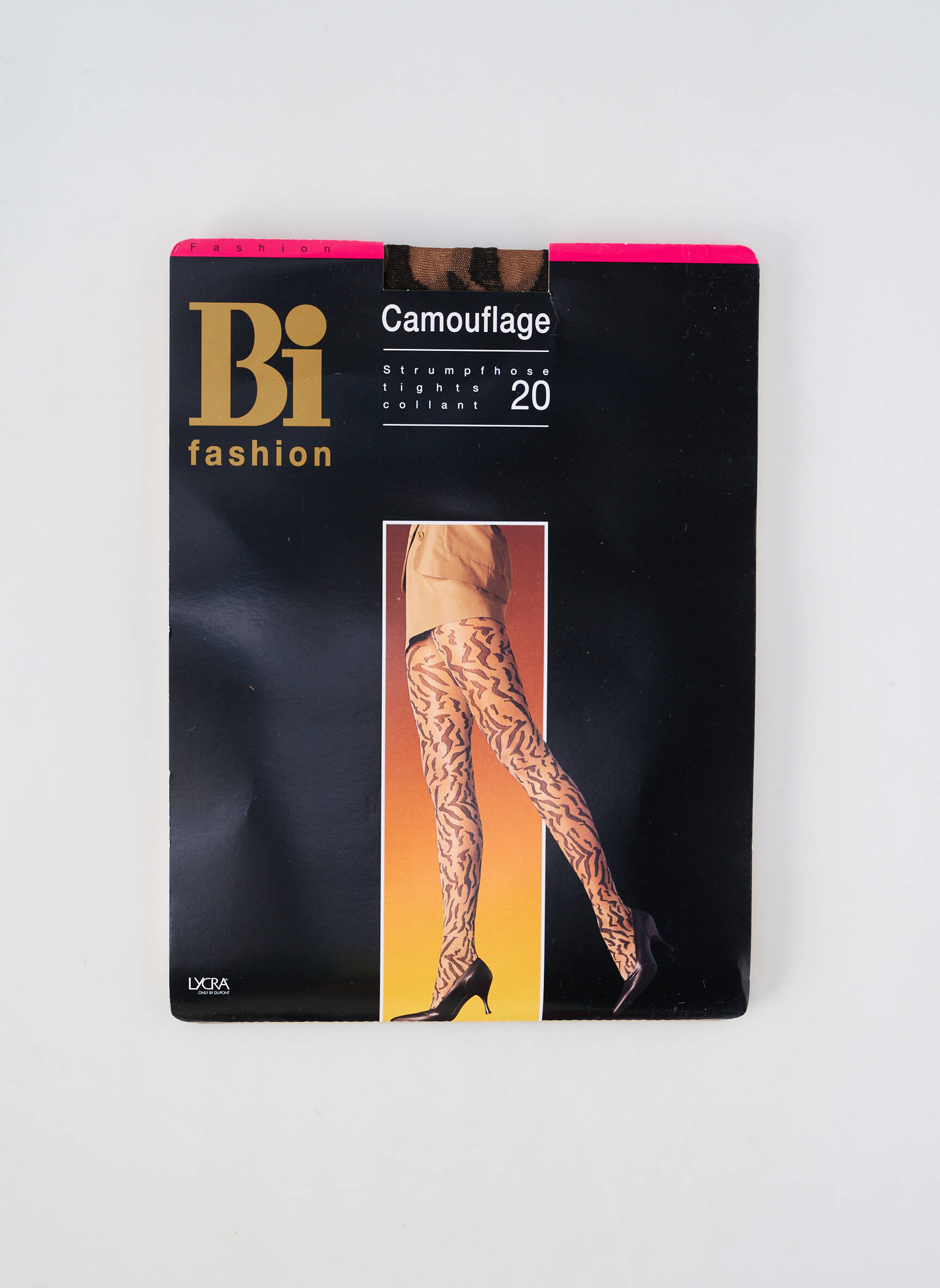 Kojinės fantazijos raštas rudas BI FASHION moteris