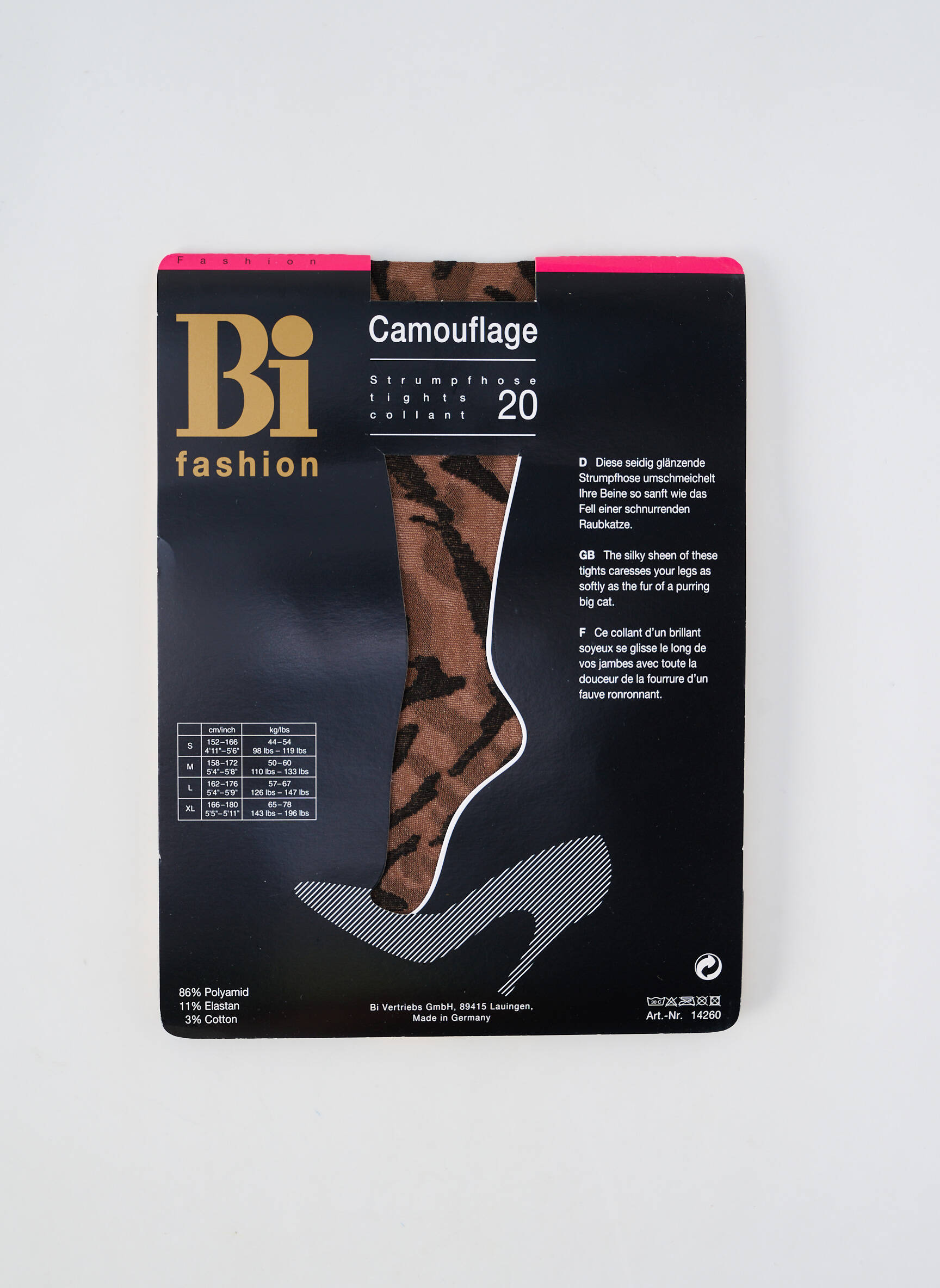Kojinės fantazijos raštas rudas BI FASHION moteris