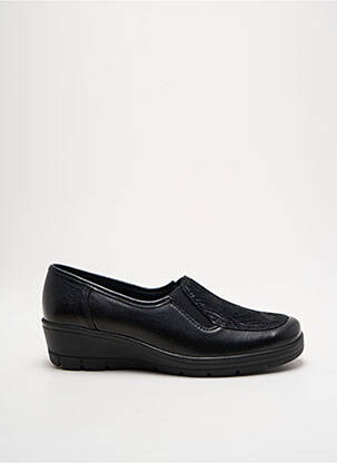 Mokasīnai lygus audinys kulnas nuo 4 iki 6 cm juodas ALTEX moteris