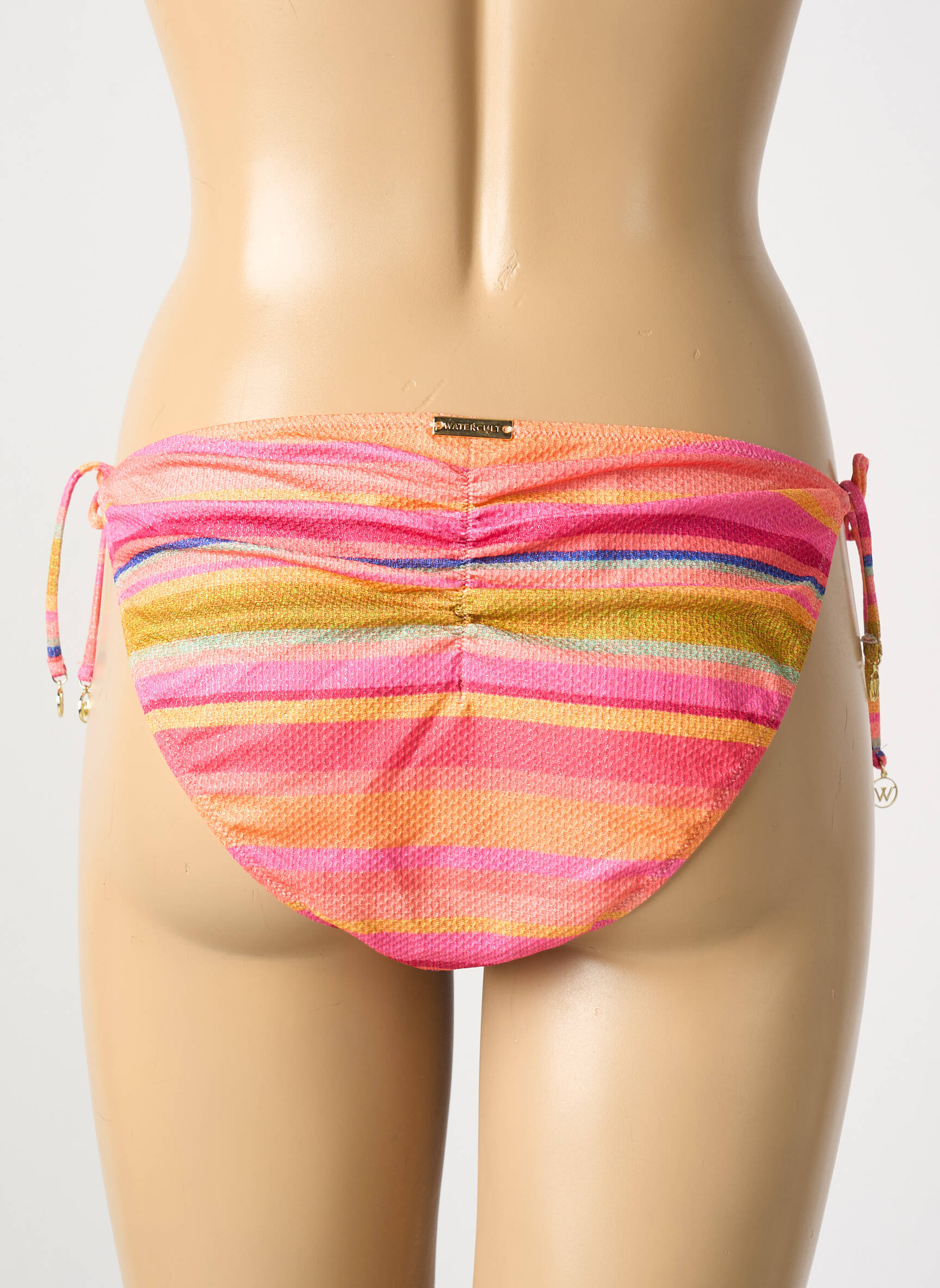Maudymosi kelnaitės fantazijos raštas bikini rožinė WATERCULT moteris