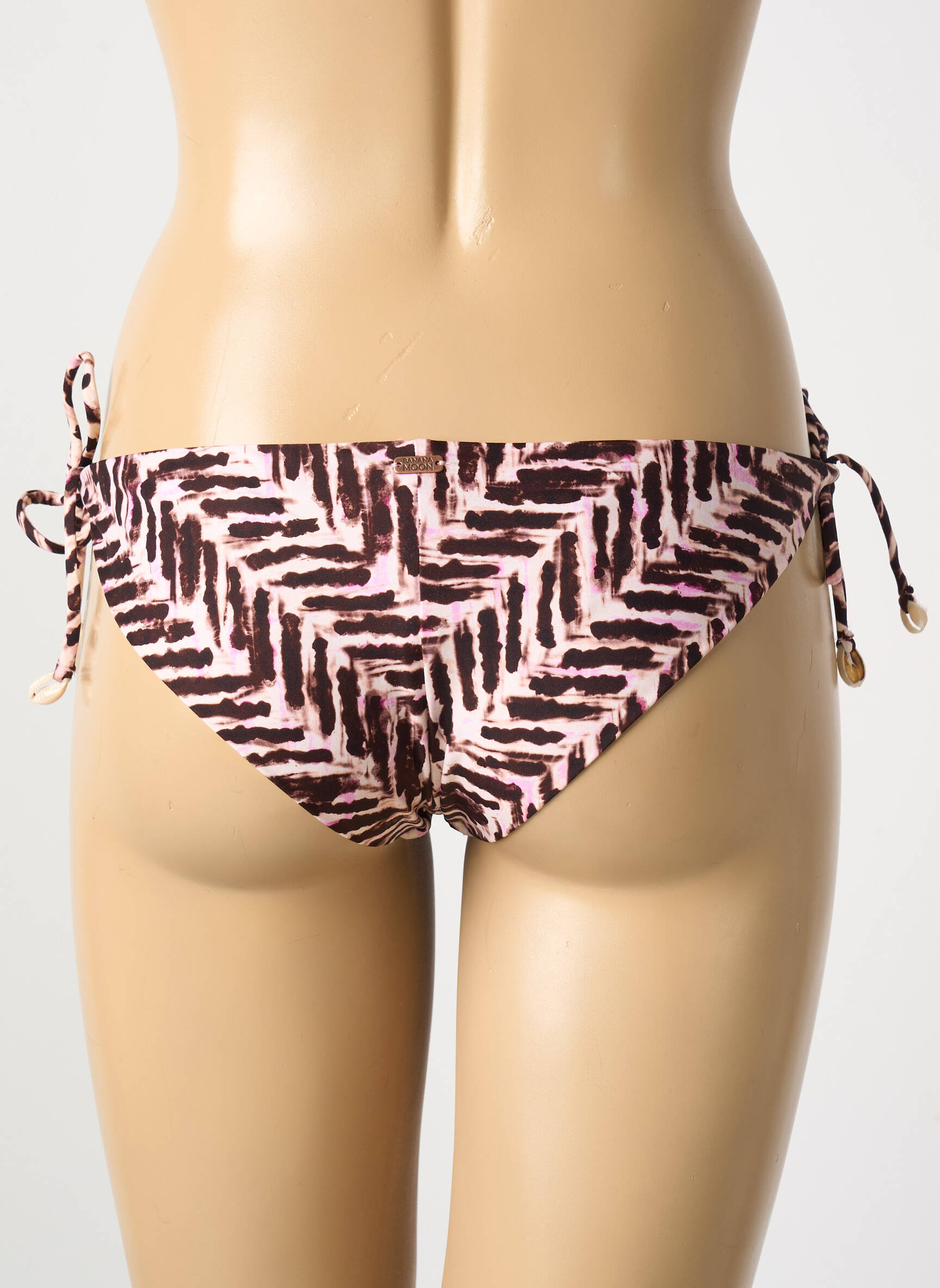 Maudymosi kelnaitės fantazijos raštas bikini rudas BANANA MOON moteris