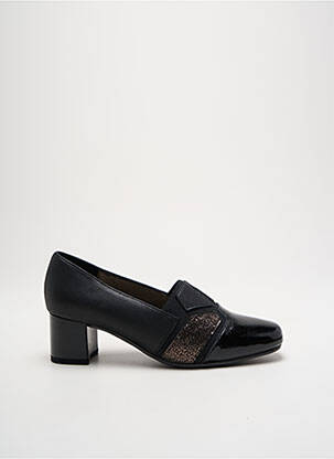 Mokasīnai lygus medžiaga kulnas nuo 4 iki 6 cm juodas PEDI GIRL moteris