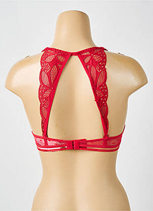 Liemenėlė push-up liemenėlė su aukštu palaikymu push-up liemenėlė su aukštu palaikymu raudona ANTIGEL moteris