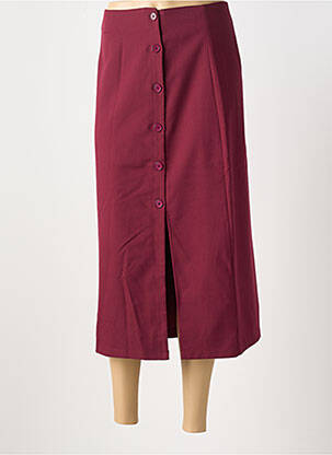 Ilgas sijonas tiesi kirpimas raudona CERISE BLUE moteris