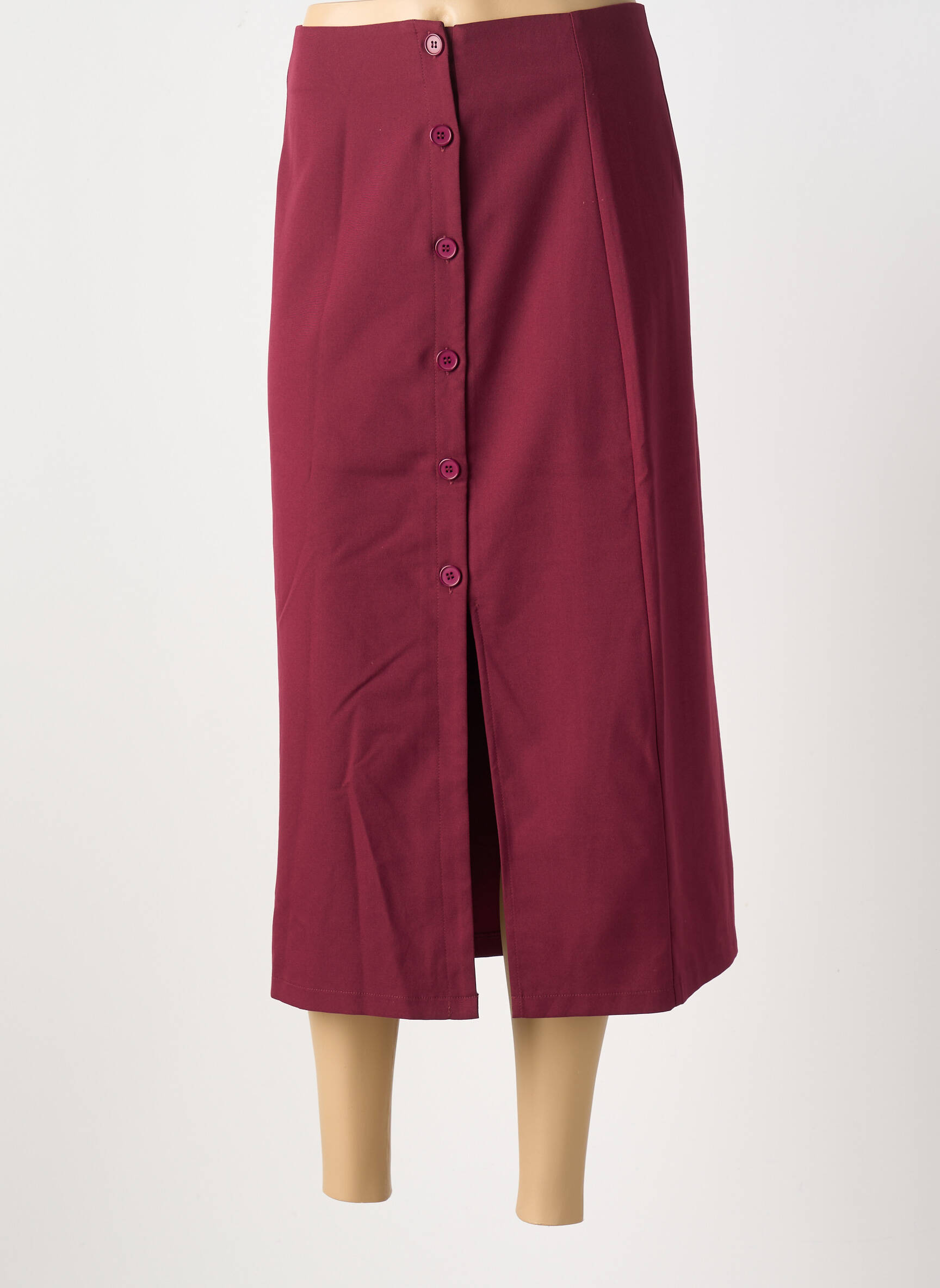 Ilgas sijonas tiesi kirpimas raudona CERISE BLUE moteris