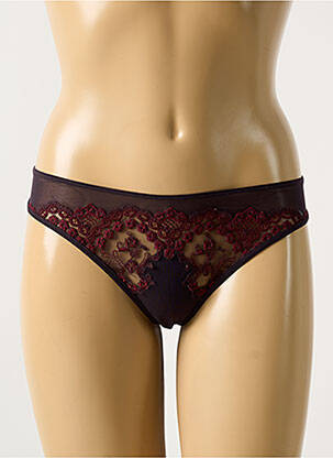 Tanga lengva ir skaidri violetinis COTTON CLUB moteris