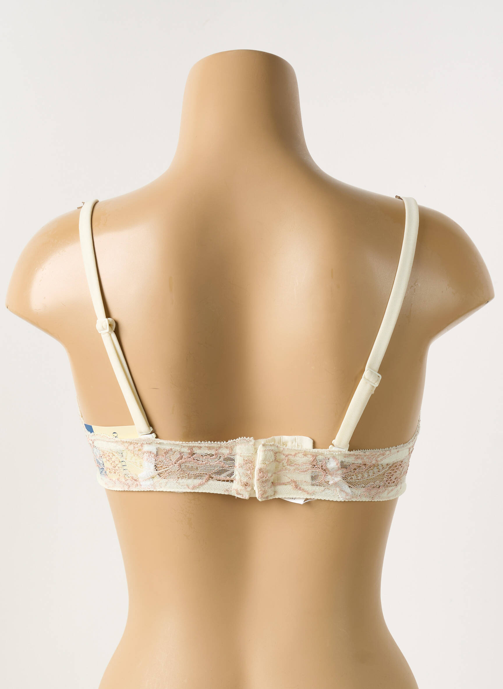 Liemenėlė siuvinėjimas viršutinė juostelė bežinis COTTON CLUB moteris