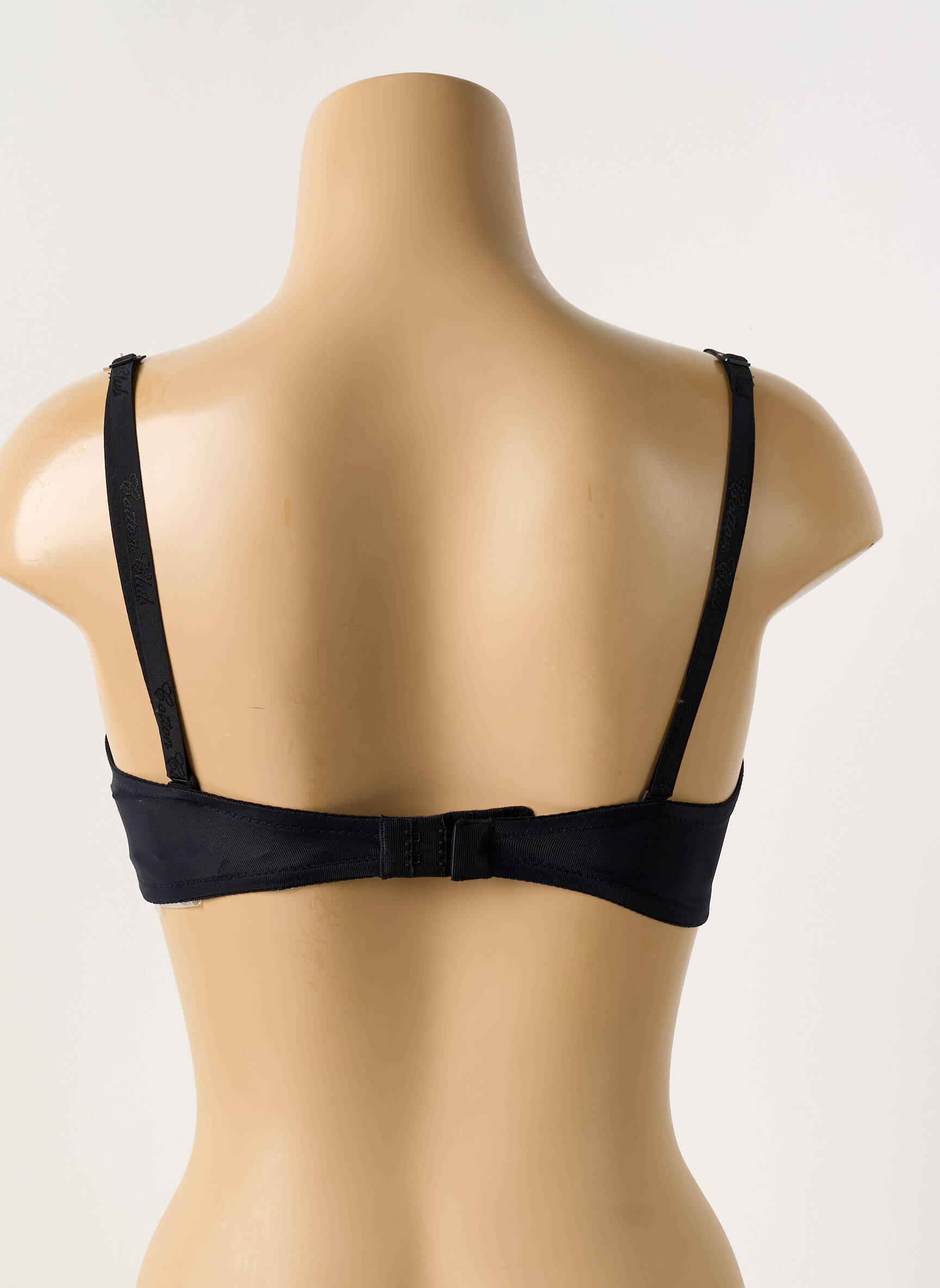 Liemenėlė su rėmu viršutinė juostelė juodas COTTON CLUB moteris