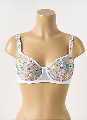Liemenėlė satino efektas pilnas palaikantis liemenėlės viršus baltas FANTASIE moteris
