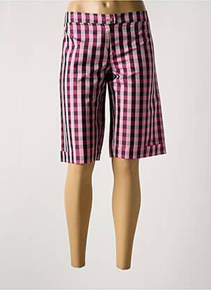 Bermudas tiesi kirpimas violetinis CHIARO SCURO moteris