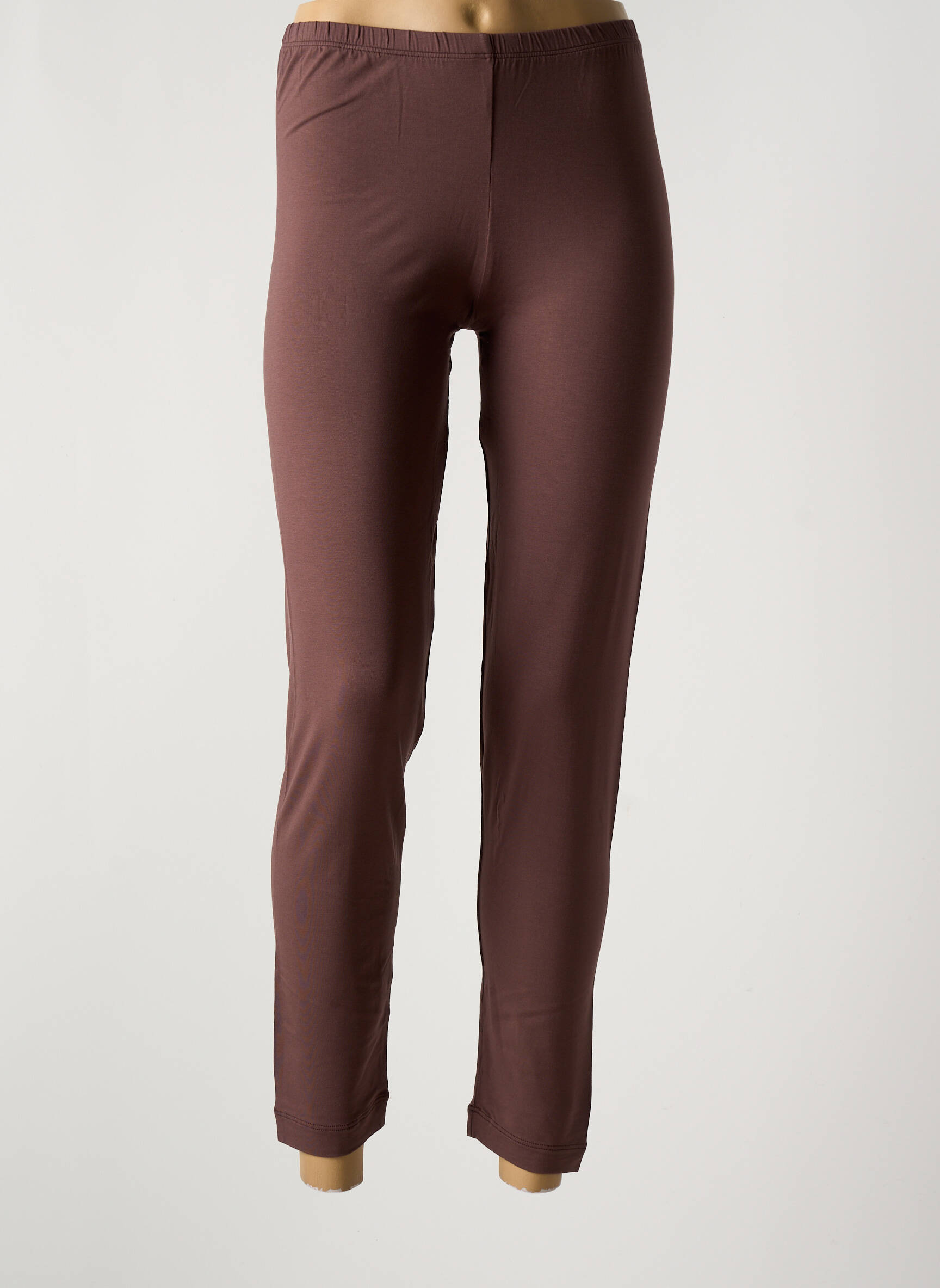 7/8 kelnės elastinė dydis rudas COTTON CLUB moteris