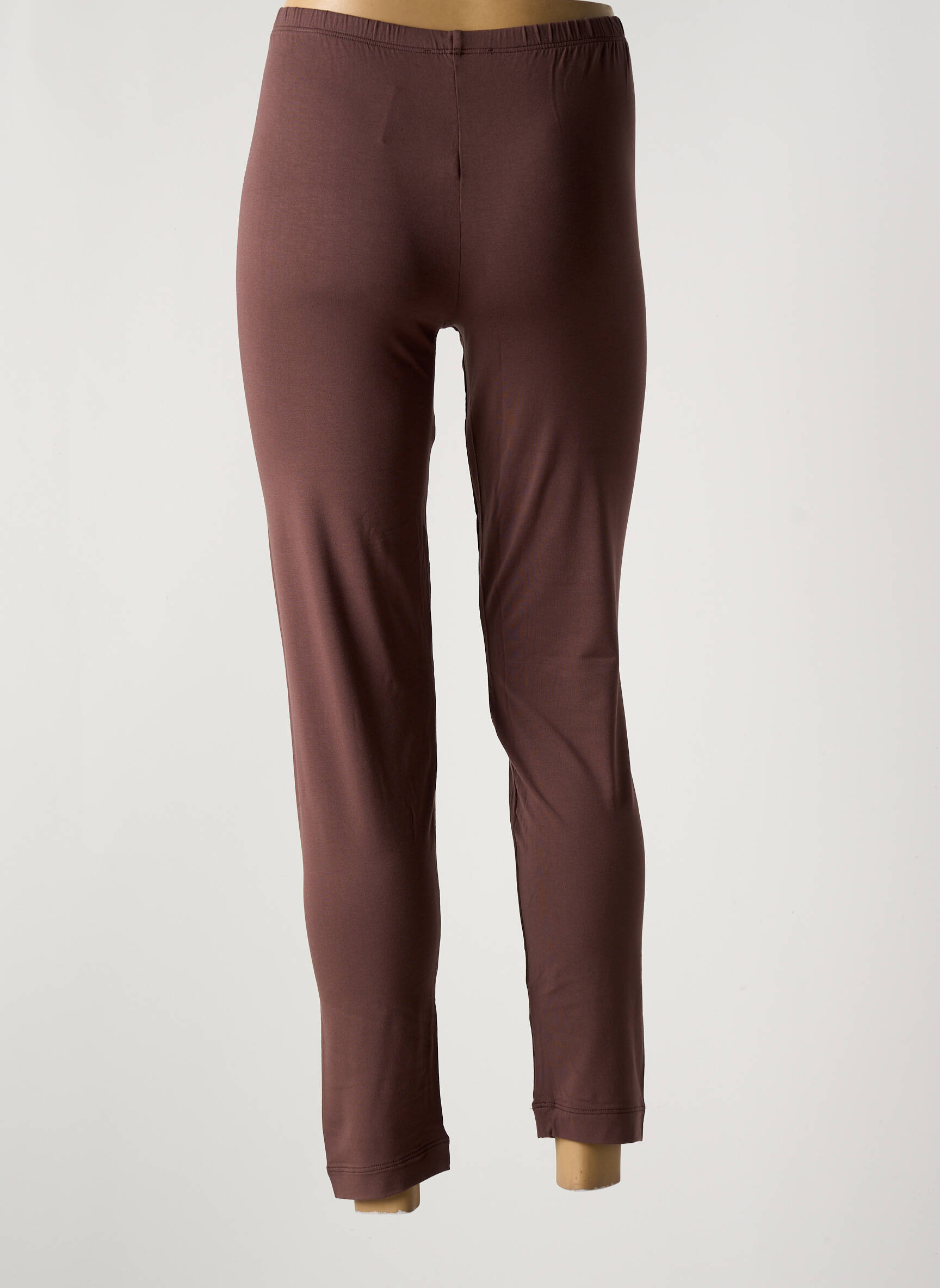 7/8 kelnės elastinė dydis rudas COTTON CLUB moteris