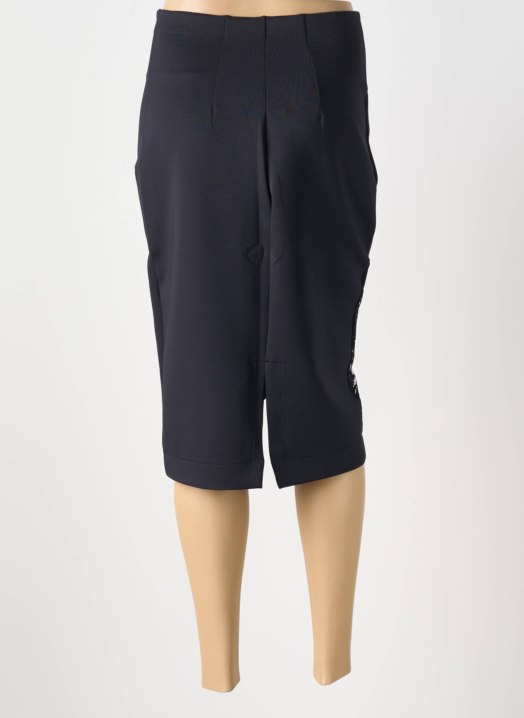 Pusilgis sijonas normala dydis juodas RCRESCENTINI BY COTTON BLUB moteris