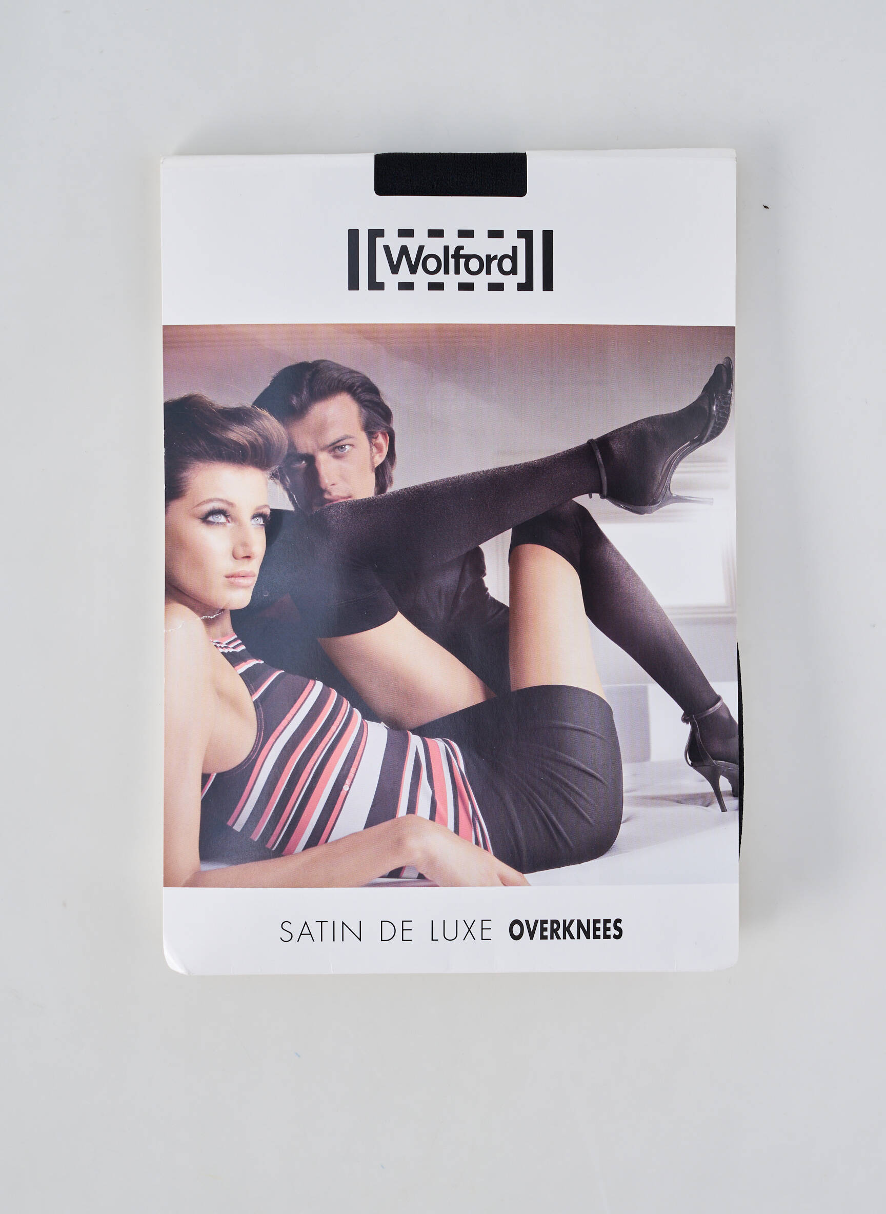 Kojinės nepermatoma tinklinė medžiaga juodas WOLFORD moteris