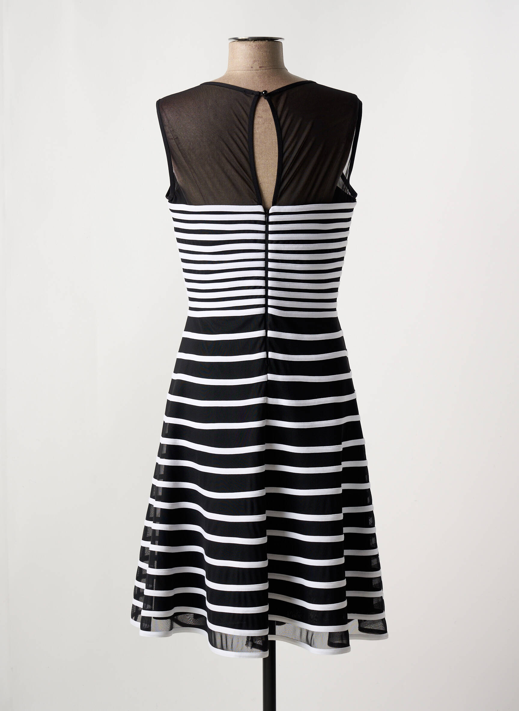 Pusilgių suknelė be rankų be rankų juodas JOSEPH RIBKOFF moteris