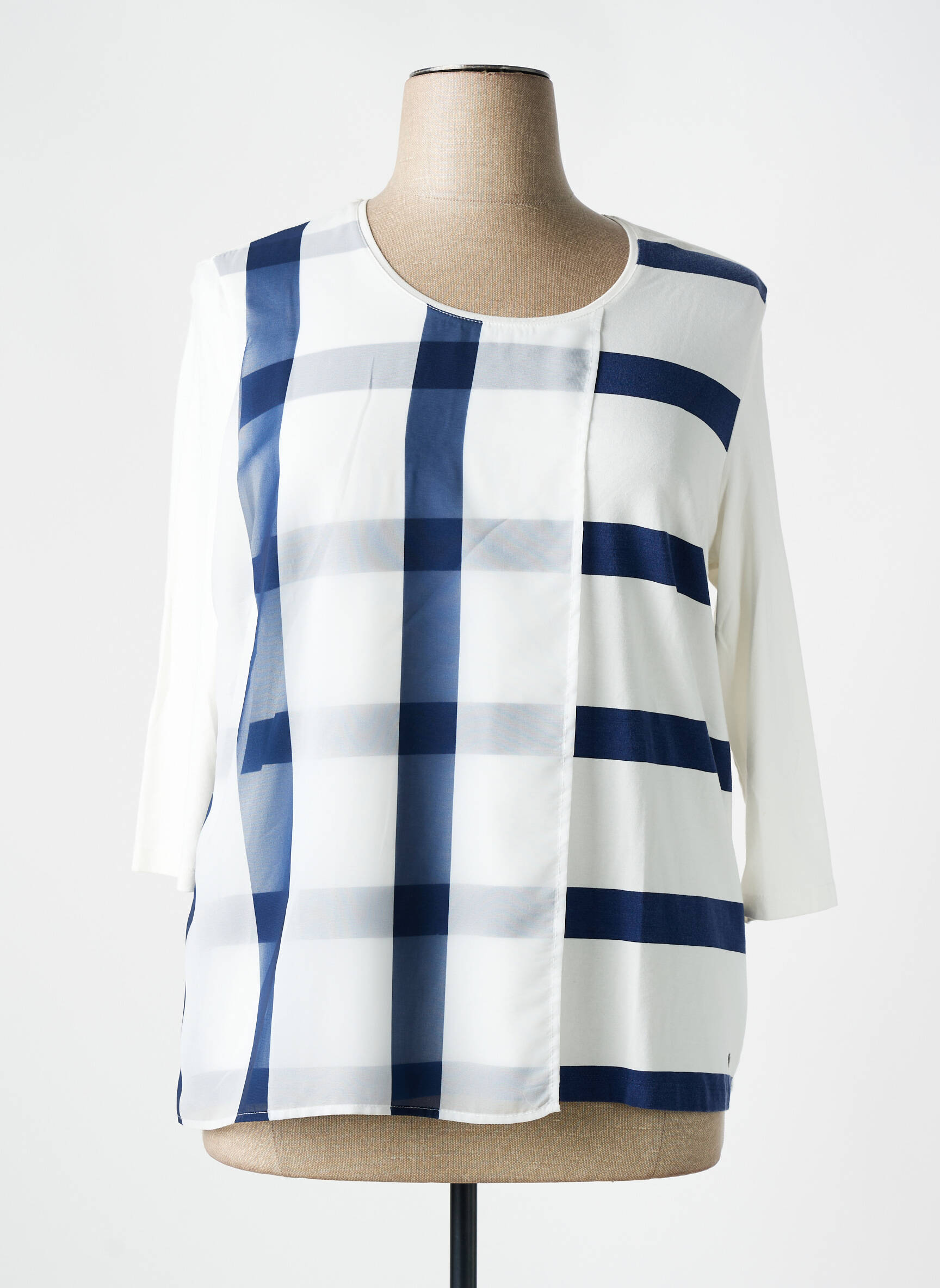 Viršūnė fantazijos raštas 3/4 rankovės mėlyna GERRY WEBER moteris