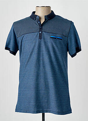 Polo jersey audinys trumpas rankovės mėlyna MONTE CARLO vyras