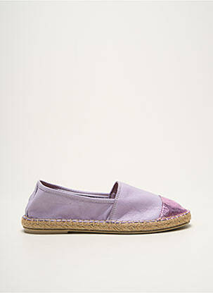 Espadrilės satino audinys plokščias kulnas iki 3 cm violetinis ELUE PAR NOUS moteris