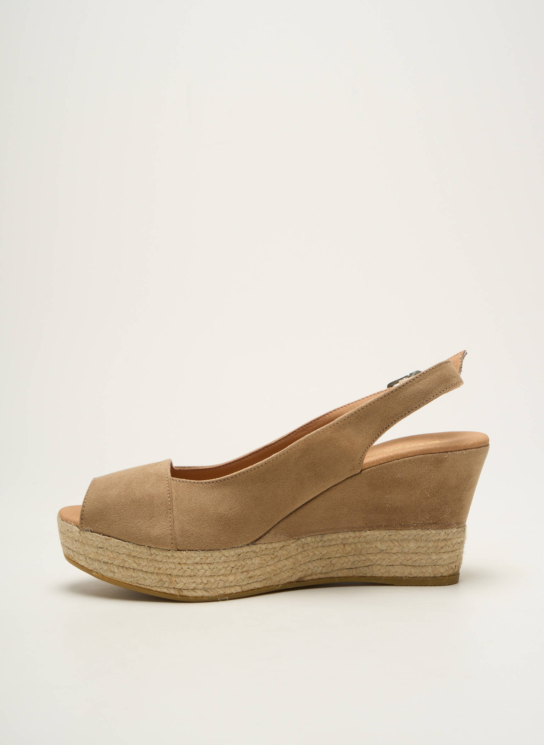Espadrilės užsegimas kilpa(s) kulnas nuo 4 iki 6 cm bežinis EMMA moteris