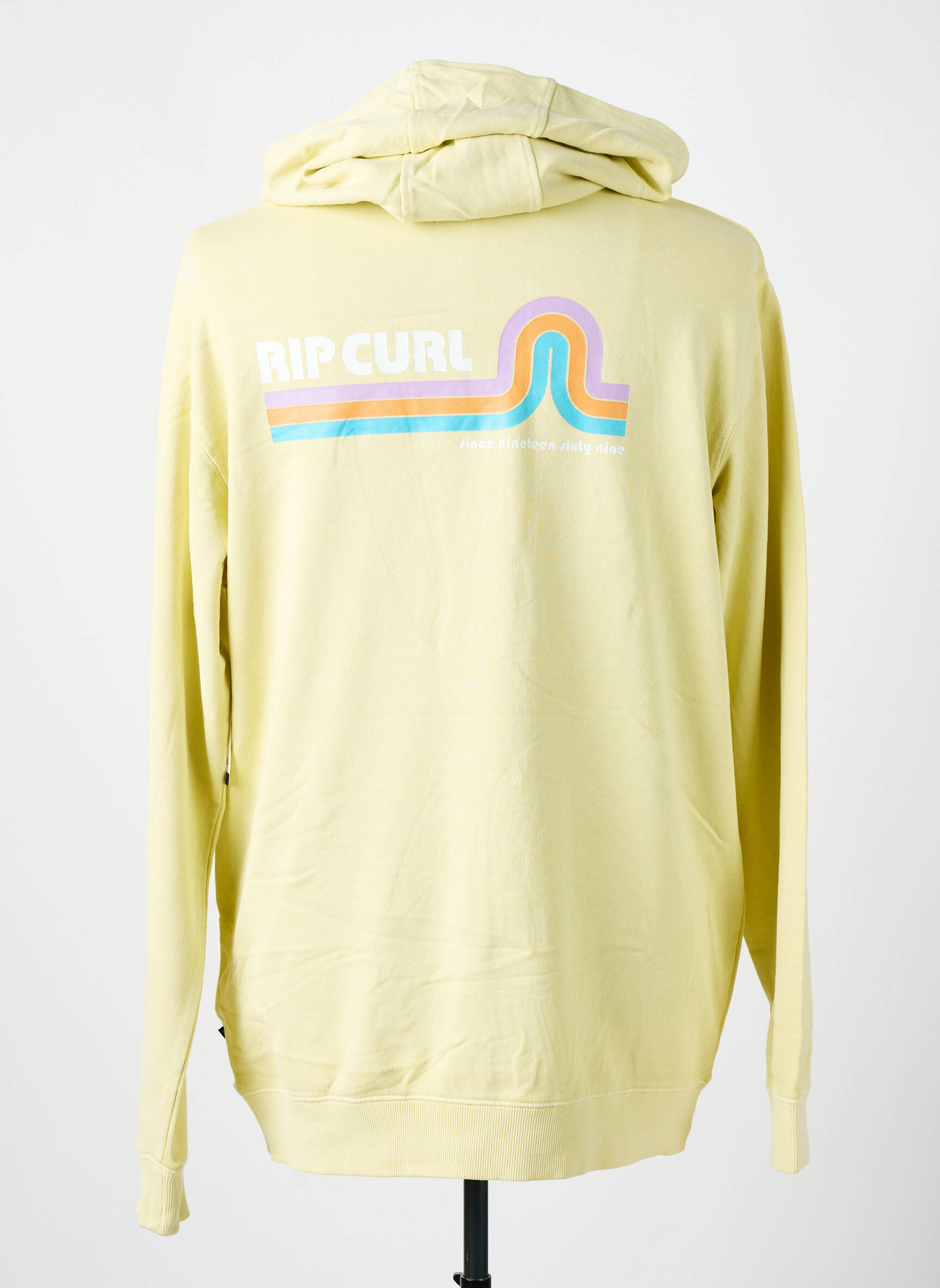 Kapišonas jersey audinys ilgos rankovės geltona RIP CURL vyras