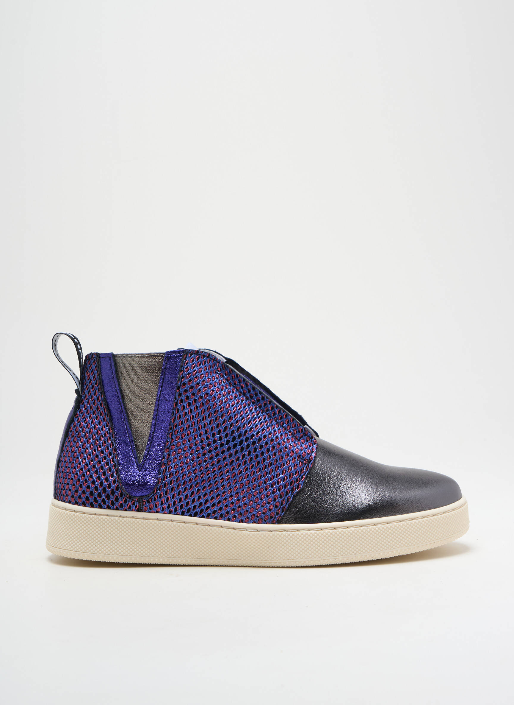 Slip-on batai satino audinys plokščias kulnas iki 3 cm violetinis VADDIA moteris