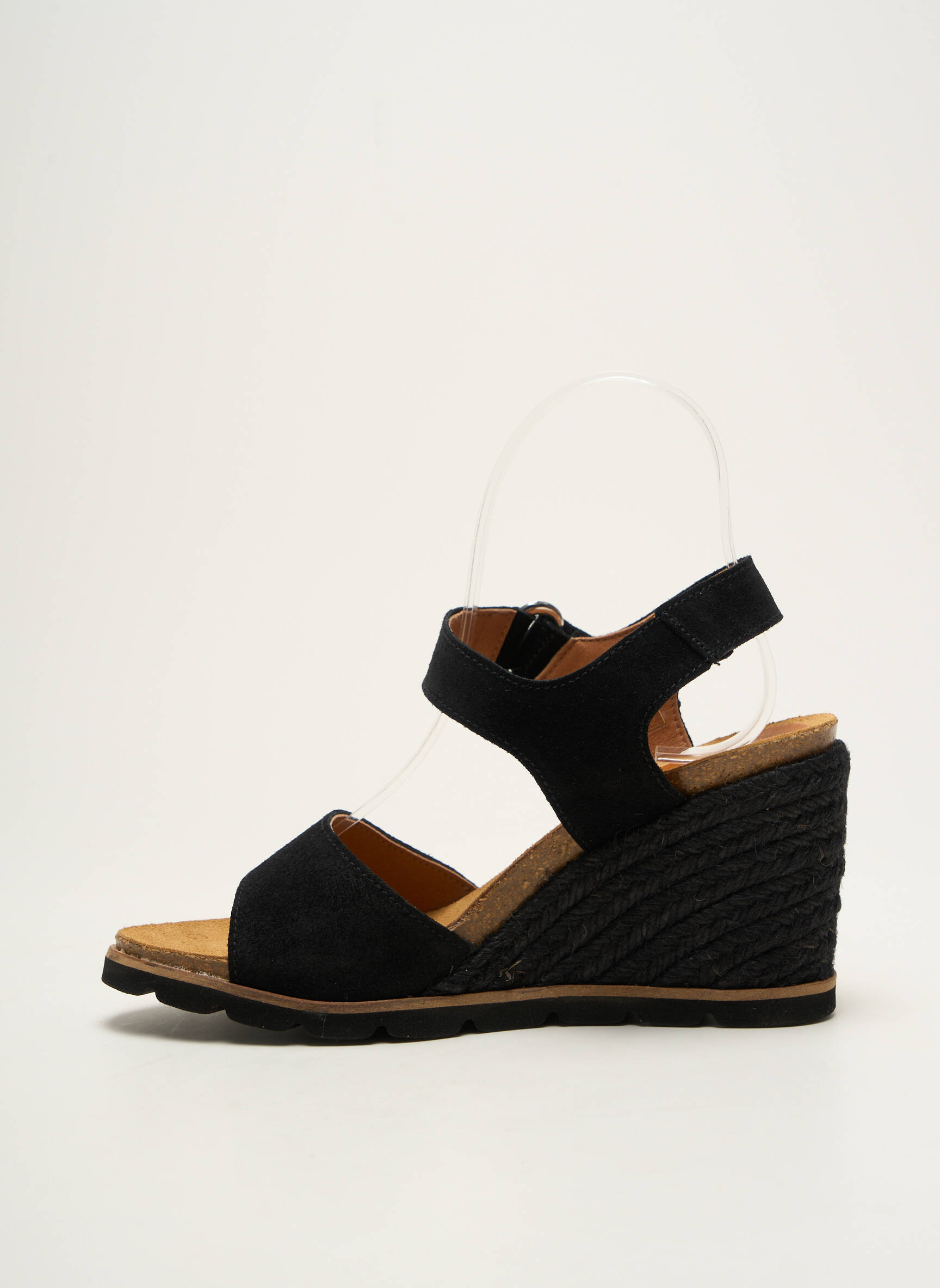Espadrilės atvira pabaiga kulnas nuo 7 iki 9 cm juodas TONI PONS moteris