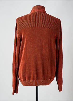 Megztinis tamprumas ilgos rankovės oranžinė MCS vyras