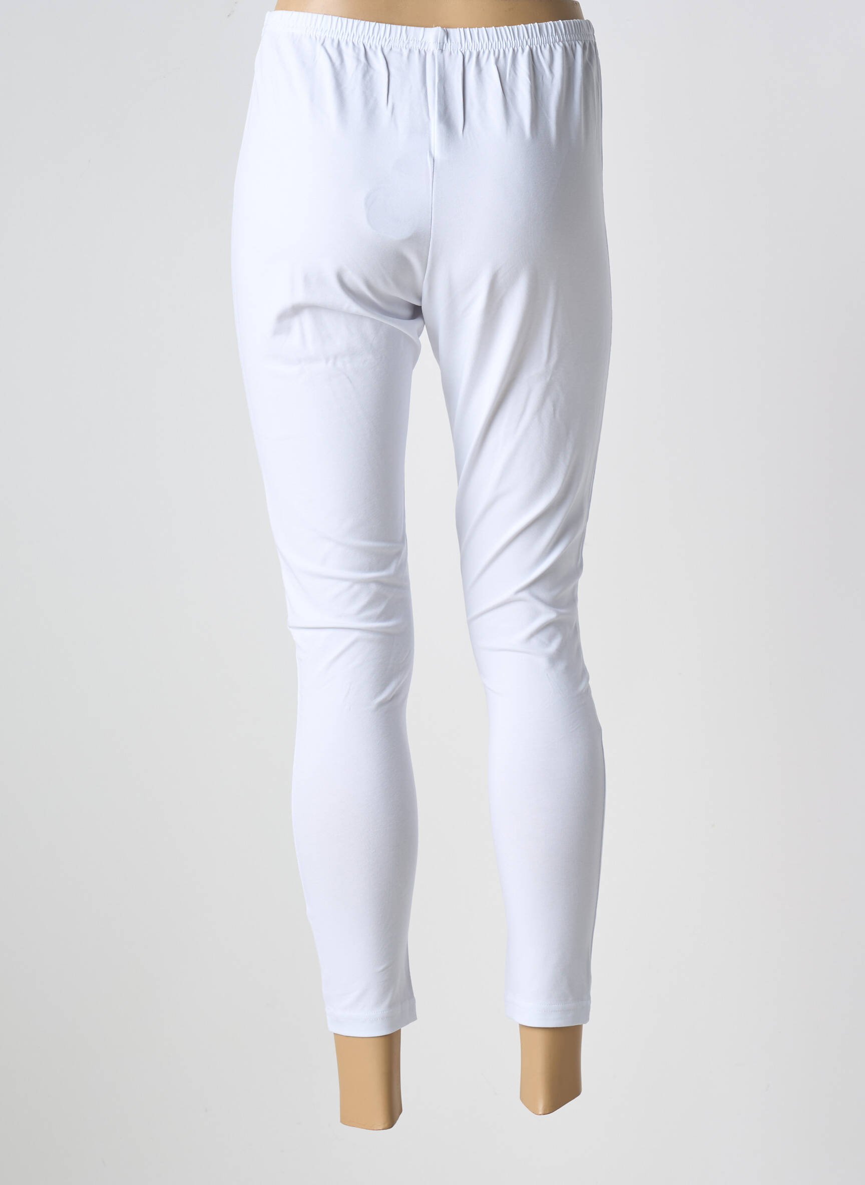 Legingas jersey audinys normala dydis baltas SOPHIA CURVY moteris