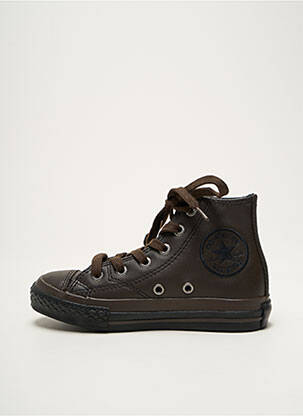 Bėgimo bateliai satino audinys apvalus mygtukas rudas CONVERSE mergina