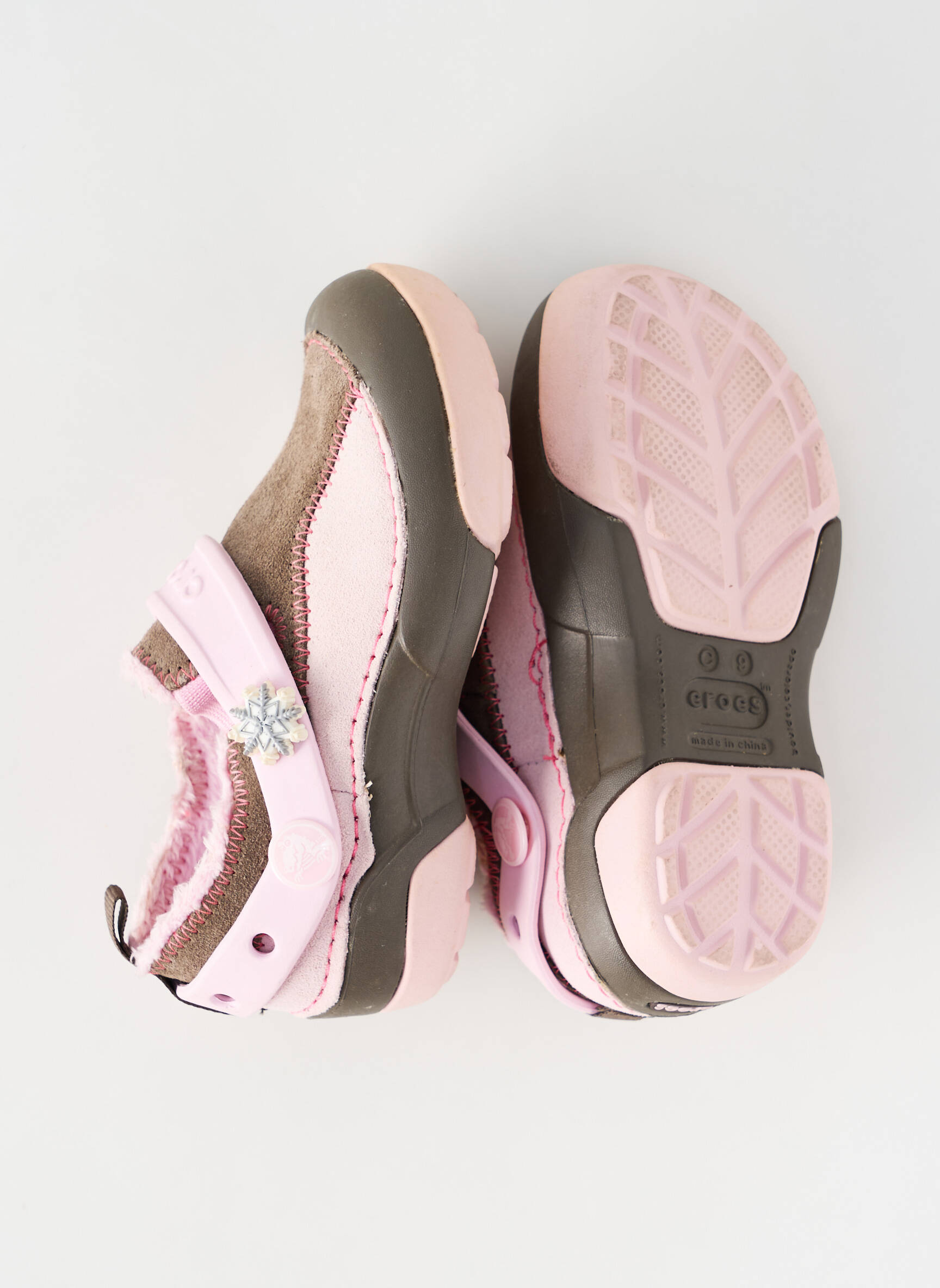 Bateliai/pantofliai apvalus mygtukas apvalus mygtukas rožinė CROCS vaikas
