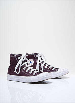 Bėgimo bateliai apvalus mygtukas plokščias kulnas iki 3 cm violetinis CONVERSE moteris