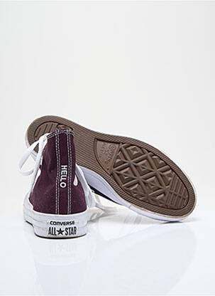 Bėgimo bateliai apvalus mygtukas plokščias kulnas iki 3 cm violetinis CONVERSE moteris
