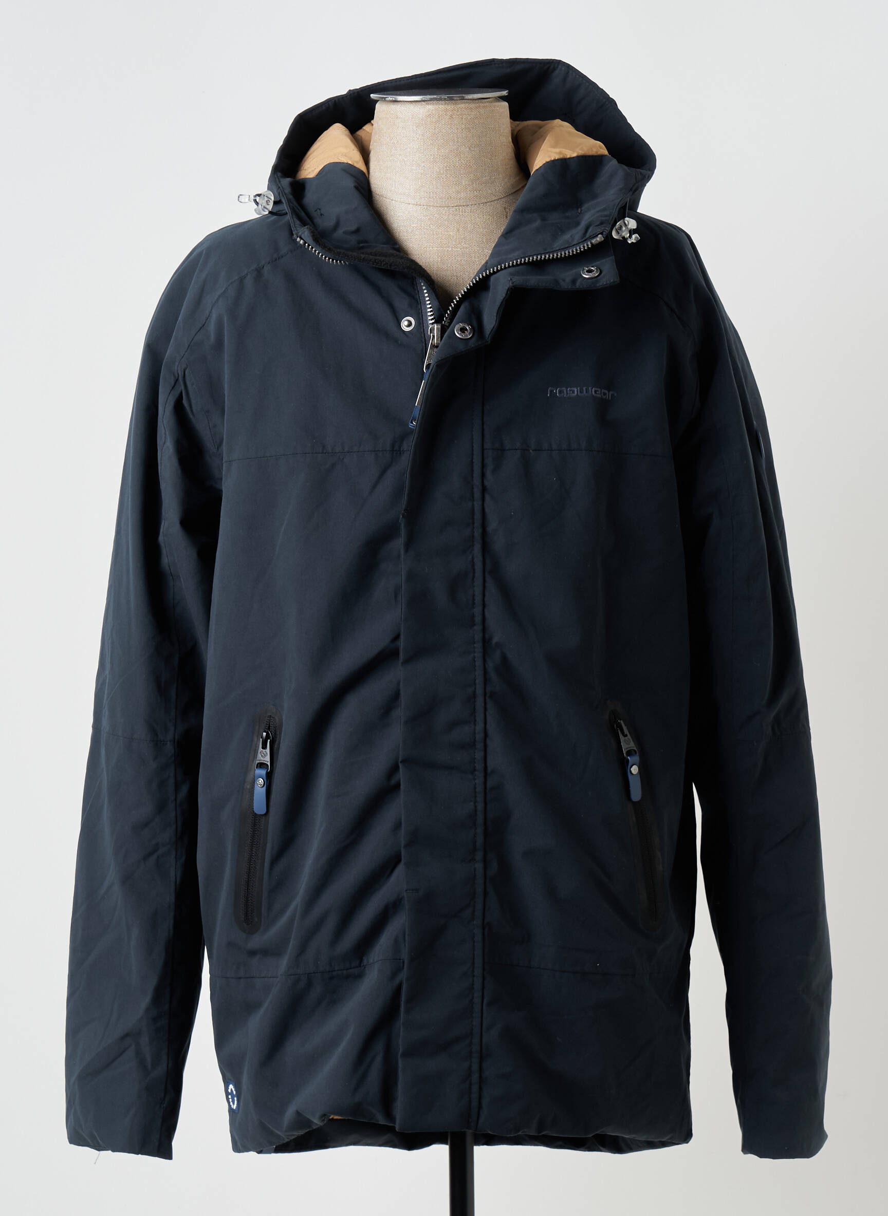 Parka ilgos rankovės su gobtuvu mėlyna RAGWEAR vyras