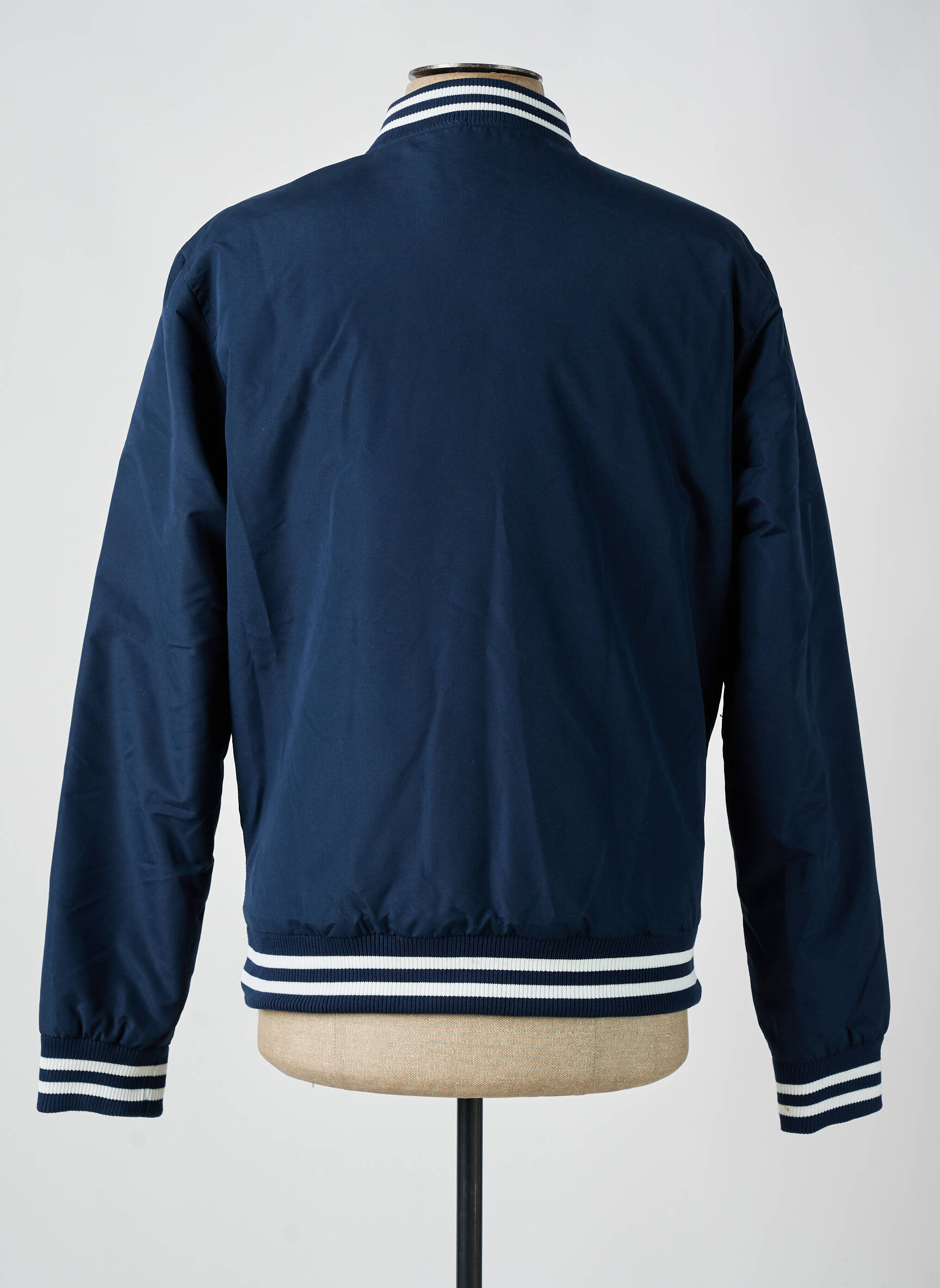 Pūkinė striukė ilgos rankovės be gobtuvų mėlyna JACK & JONES vyras