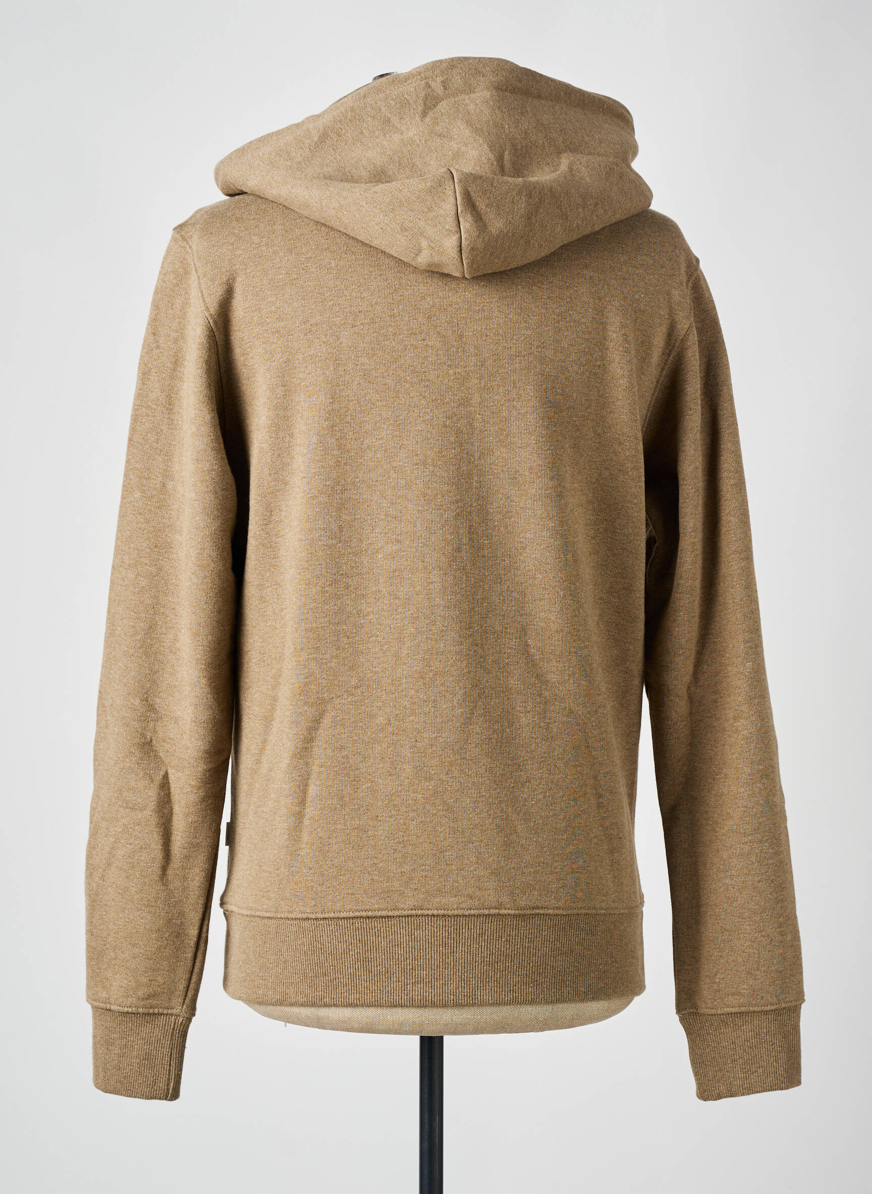 Kapišonas kišenės ilgos rankovės rudas JACK & JONES vyras