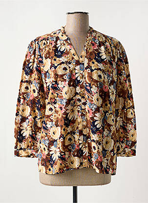 Moteriškas marškinys gėlių raštas 3/4 rankovės bežinis TOM TAILOR moteris