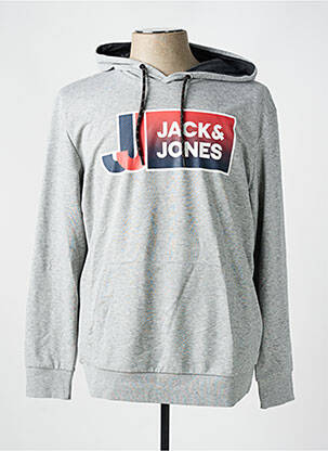 Megztinis col v ilgos rankovės pilka JACK & JONES vyras