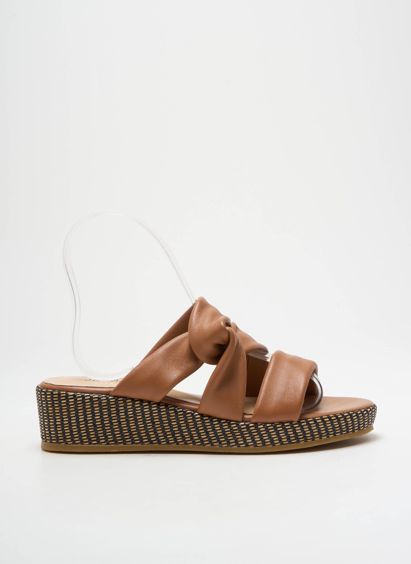 Mule/sabotai kompensuotas kulnas kulnas nuo 4 iki 6 cm rudas JB MARTIN moteris