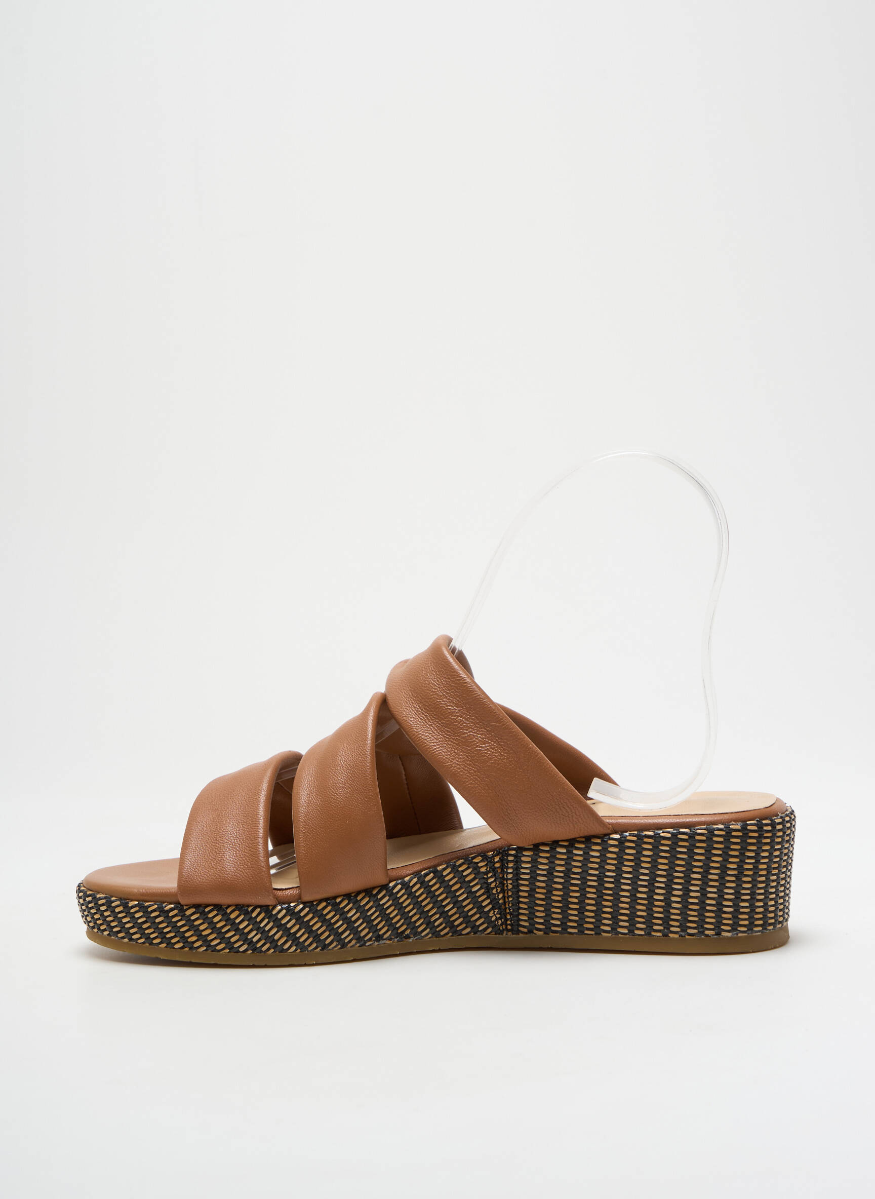Mule/sabotai kompensuotas kulnas kulnas nuo 4 iki 6 cm rudas JB MARTIN moteris