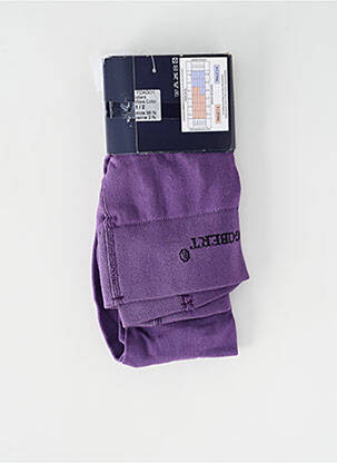 Kojinės tamprumas violetinis DAGOBERT A L'ENVERS moteris