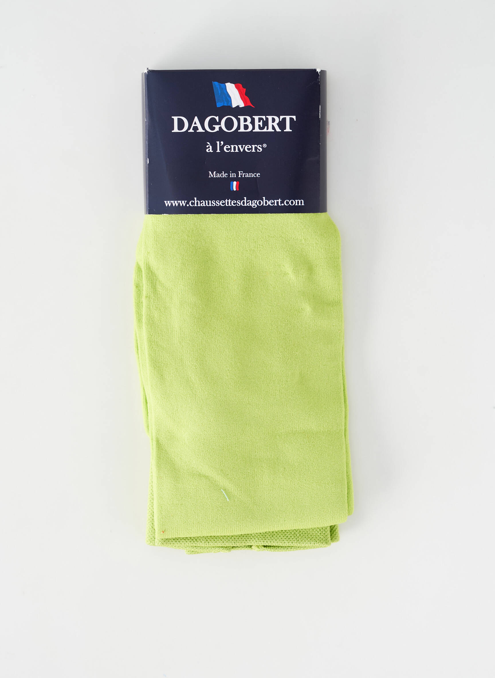 Kojinės tamprumas žalias DAGOBERT A L'ENVERS moteris
