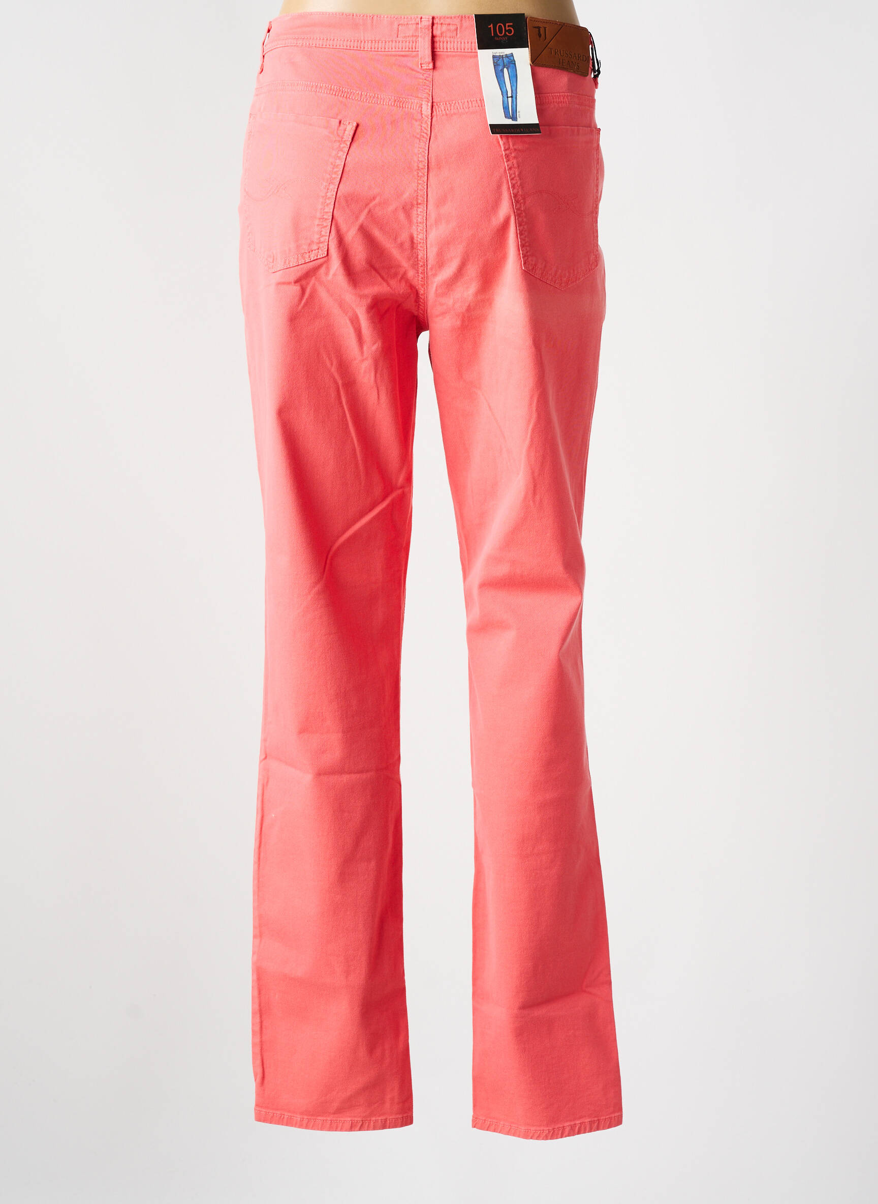 Lieknos kelnės tamprumas normala dydis oranžinė TRUSSARDI JEANS moteris