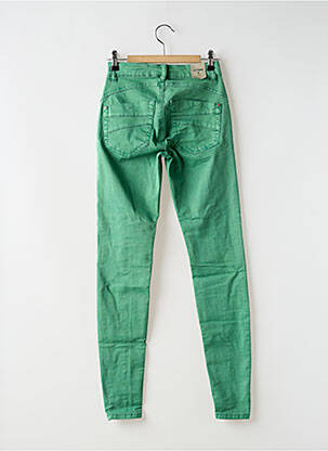 Pantalon lieknas aukšta talija žalias CREAM moteris