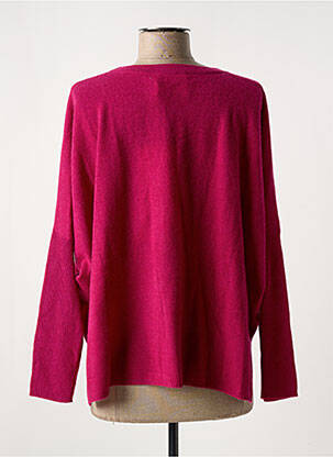 Ilgų rankovių liemenė priekinė mygtukų uždarymo sistema violetinis ABSOLUT CASHMERE moteris