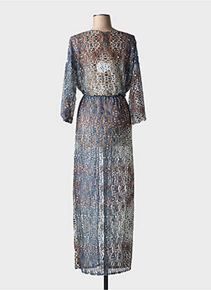 Kimono striukė col v mėlyna GENIUS moteris