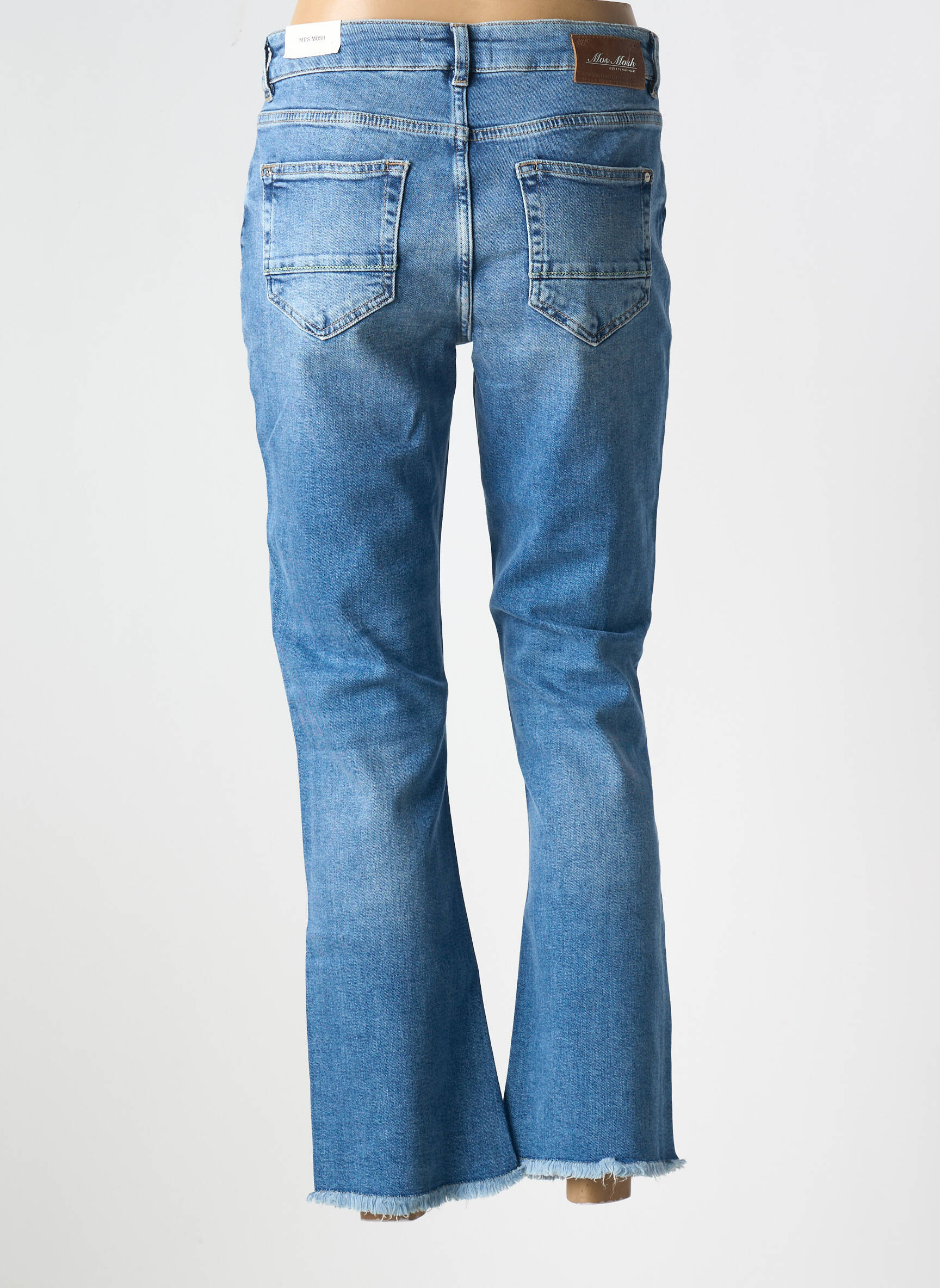 Bootcut džinsai normala dydis normala dydis mėlyna MOS MOSH moteris